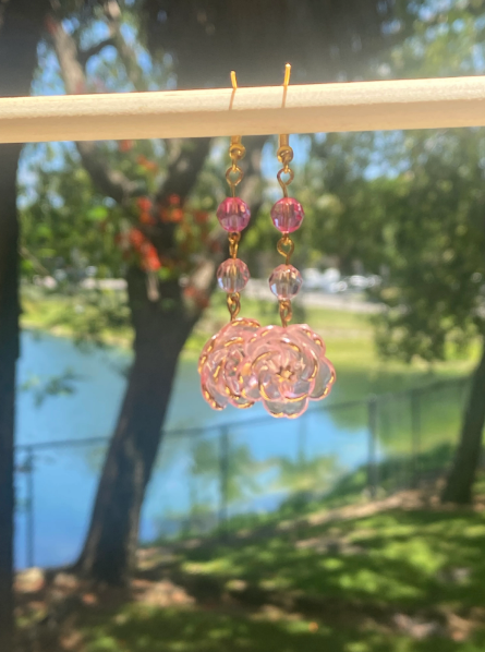 Pink Blossom Earrings